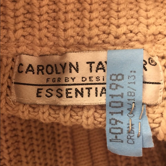 Carolyn Taylor Zip Front Sweater Size M - Picture 5 of 5